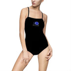 Women’s One-Piece Swimsuit — Spikers Blue Logo