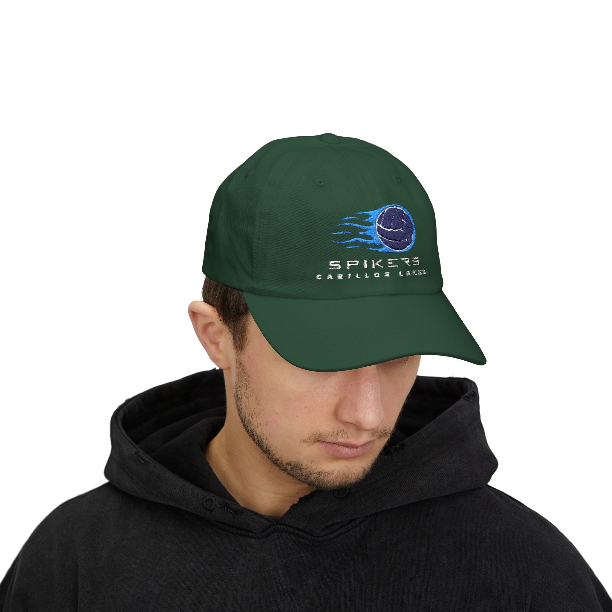 Spikers Embroidered Sports Hat - Blue Logo
