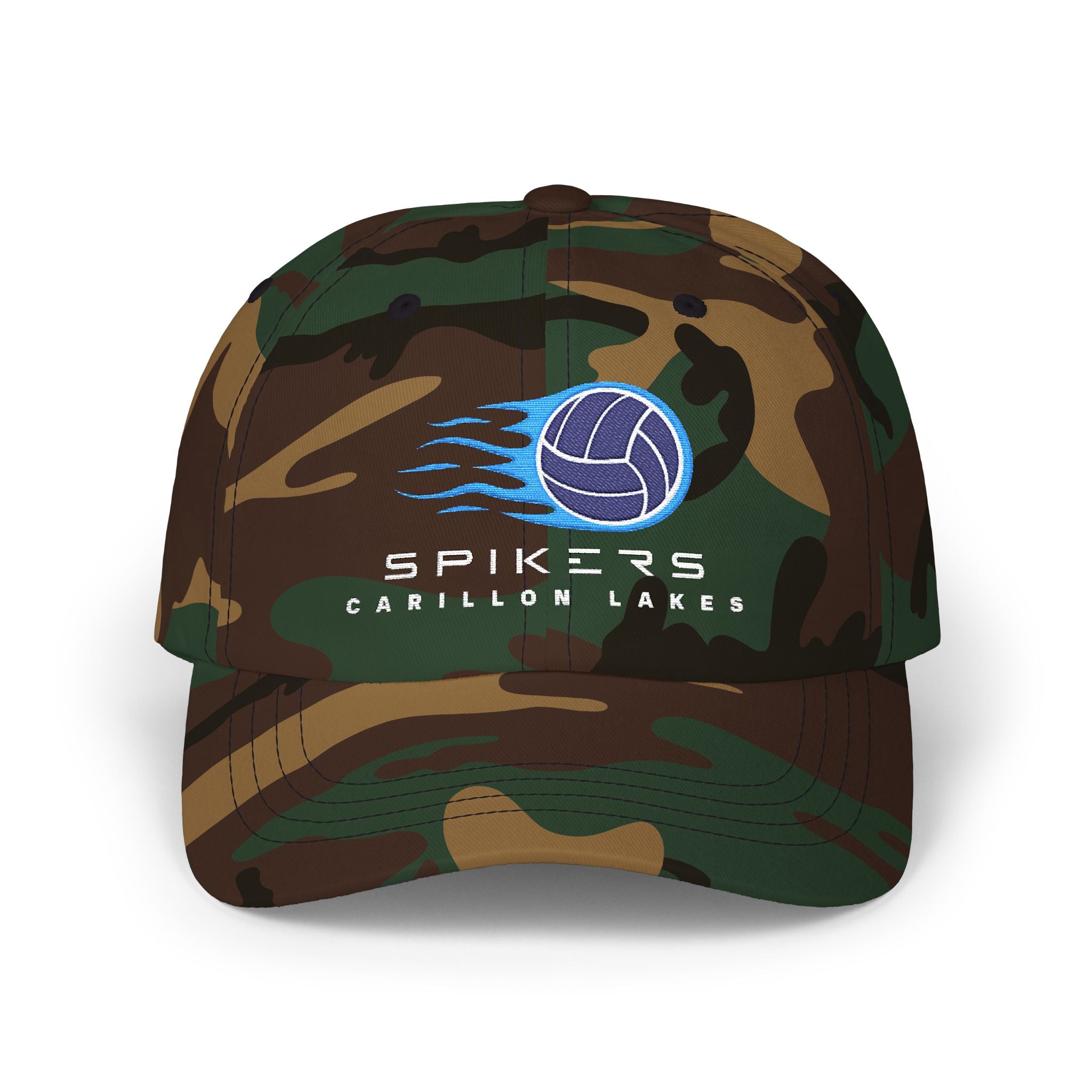 Spikers Embroidered Sports Hat - Blue Logo