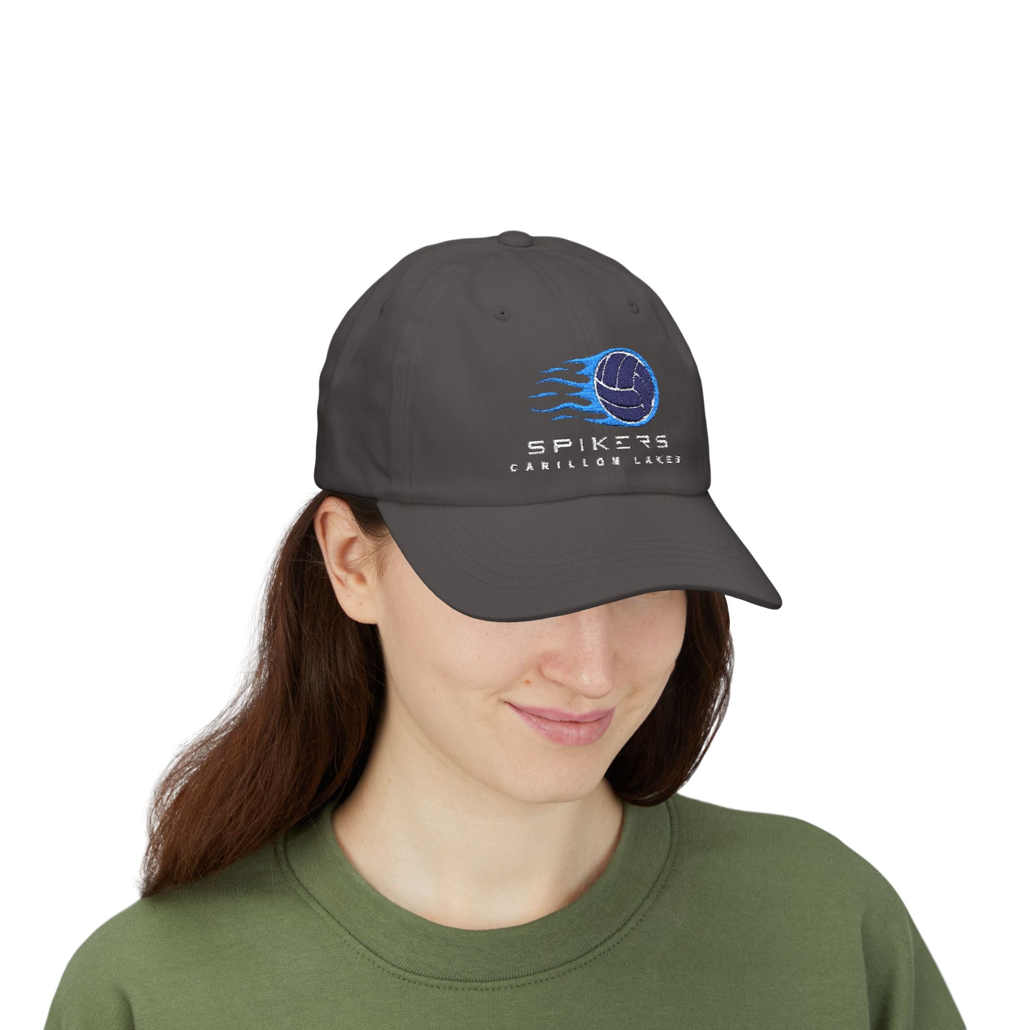 Spikers Embroidered Sports Hat - Blue Logo
