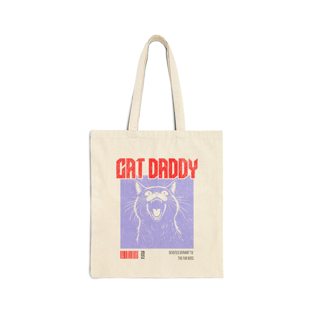 Cat Daddy Canvas Tote