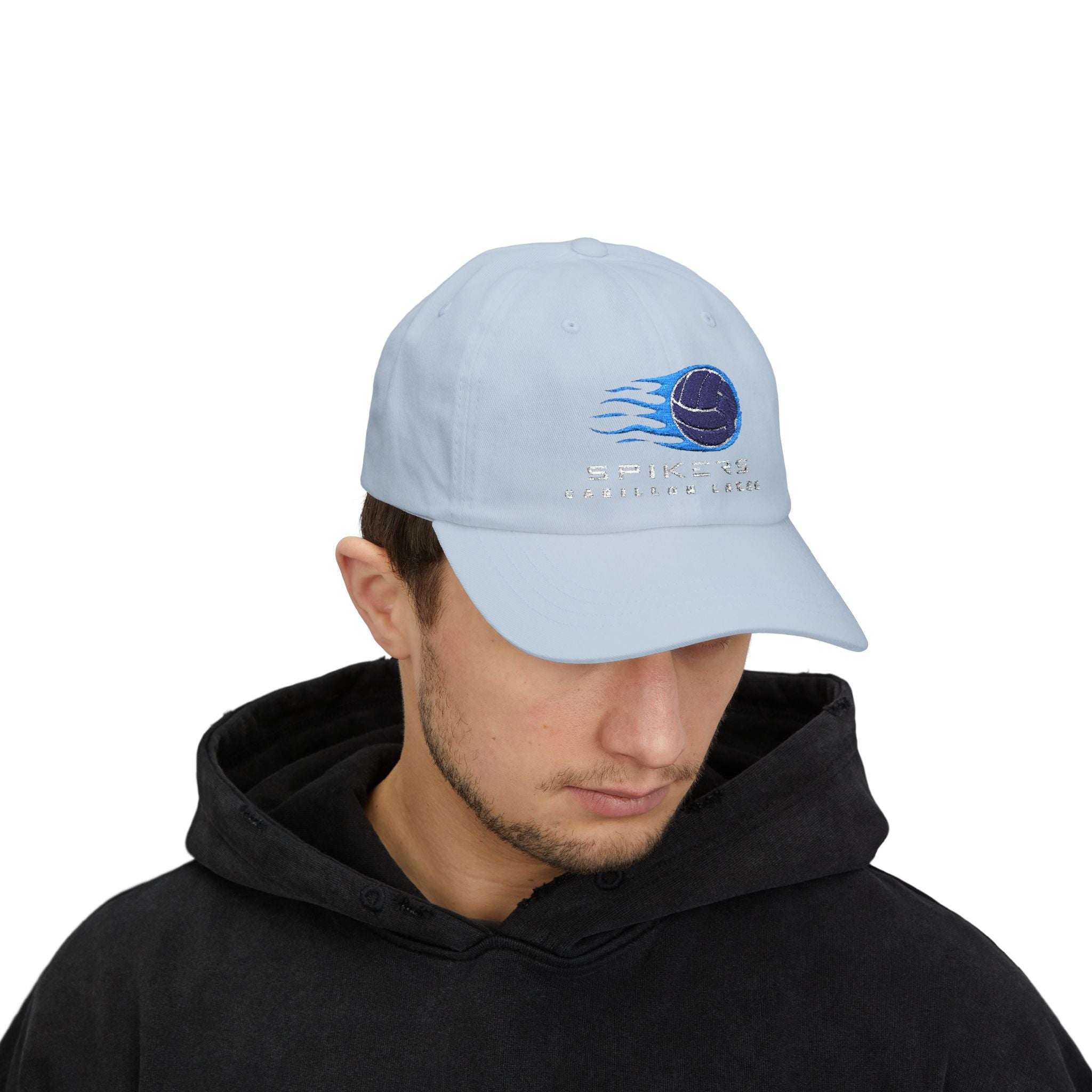 Spikers Embroidered Sports Hat - Blue Logo