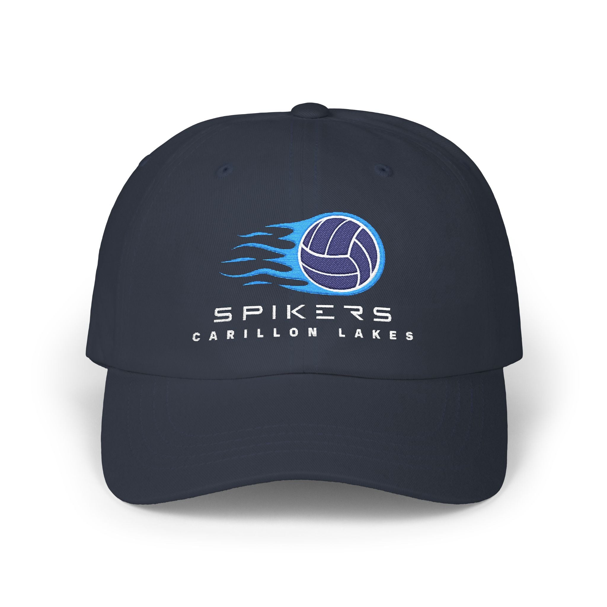 Spikers Embroidered Sports Hat - Blue Logo