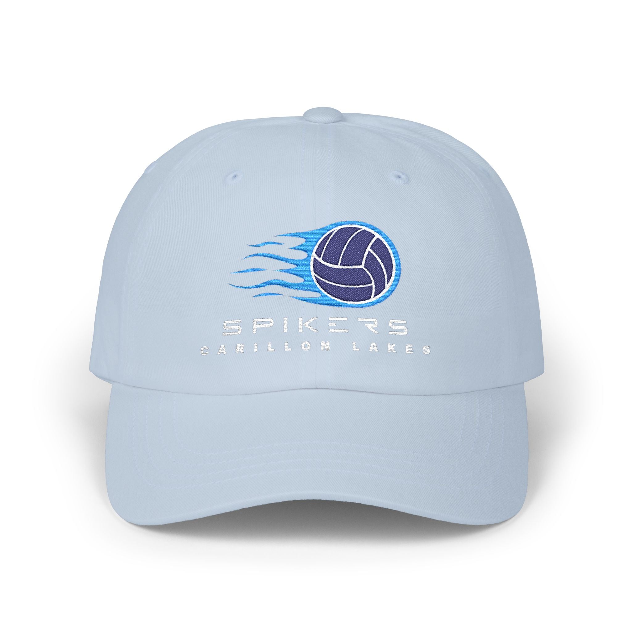 Spikers Embroidered Sports Hat - Blue Logo