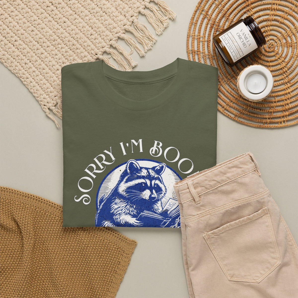 Sorry I’m Booked Raccoon T-Shirt