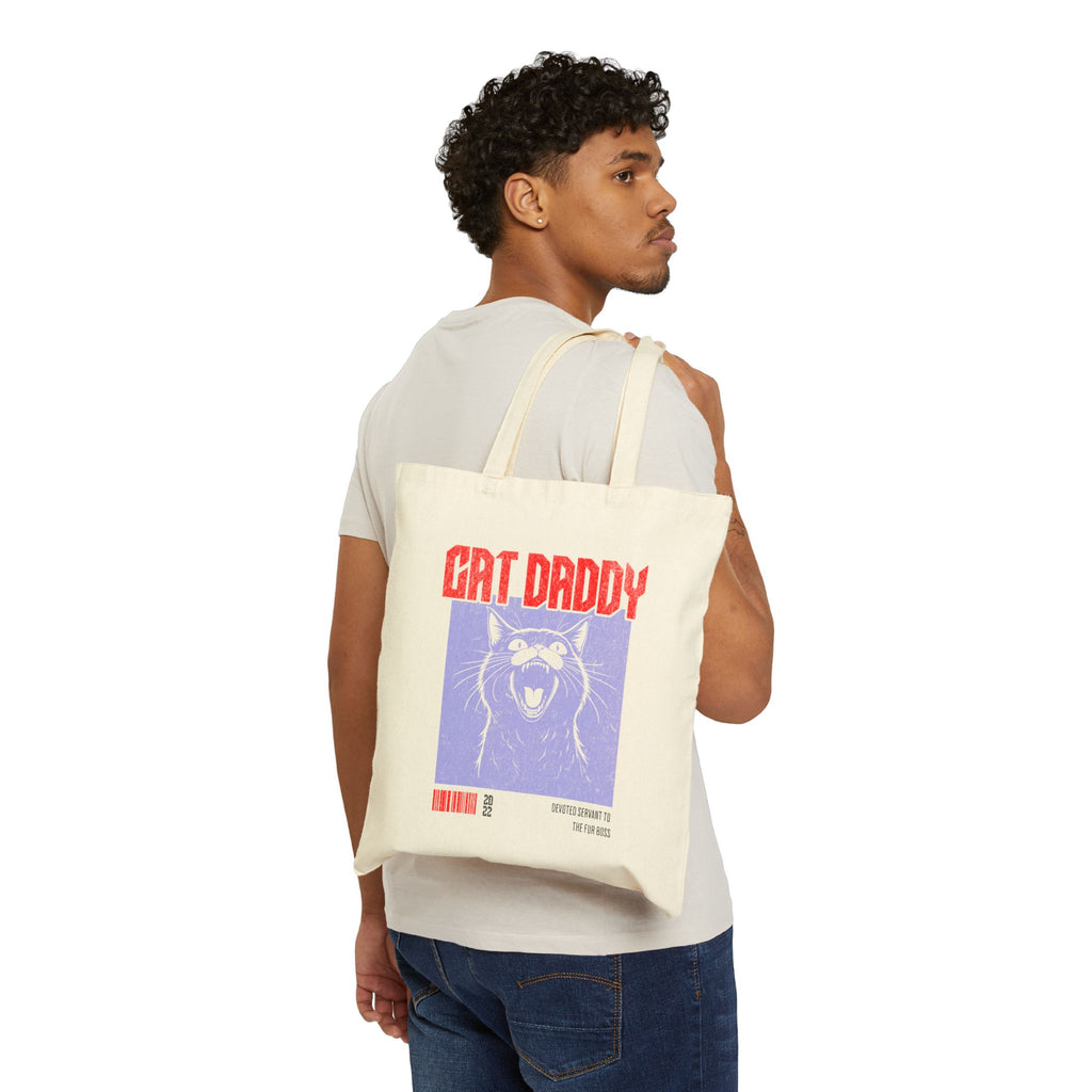 Cat Daddy Canvas Tote