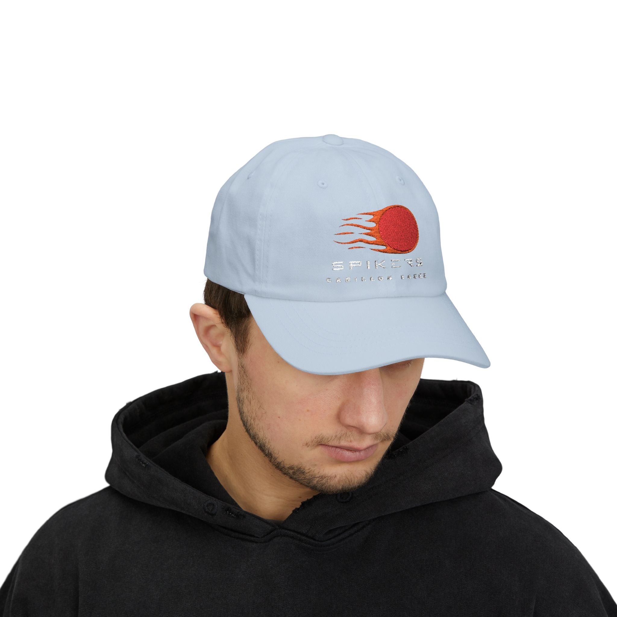 Spikers Embroidered Sports Hat - Red Logo
