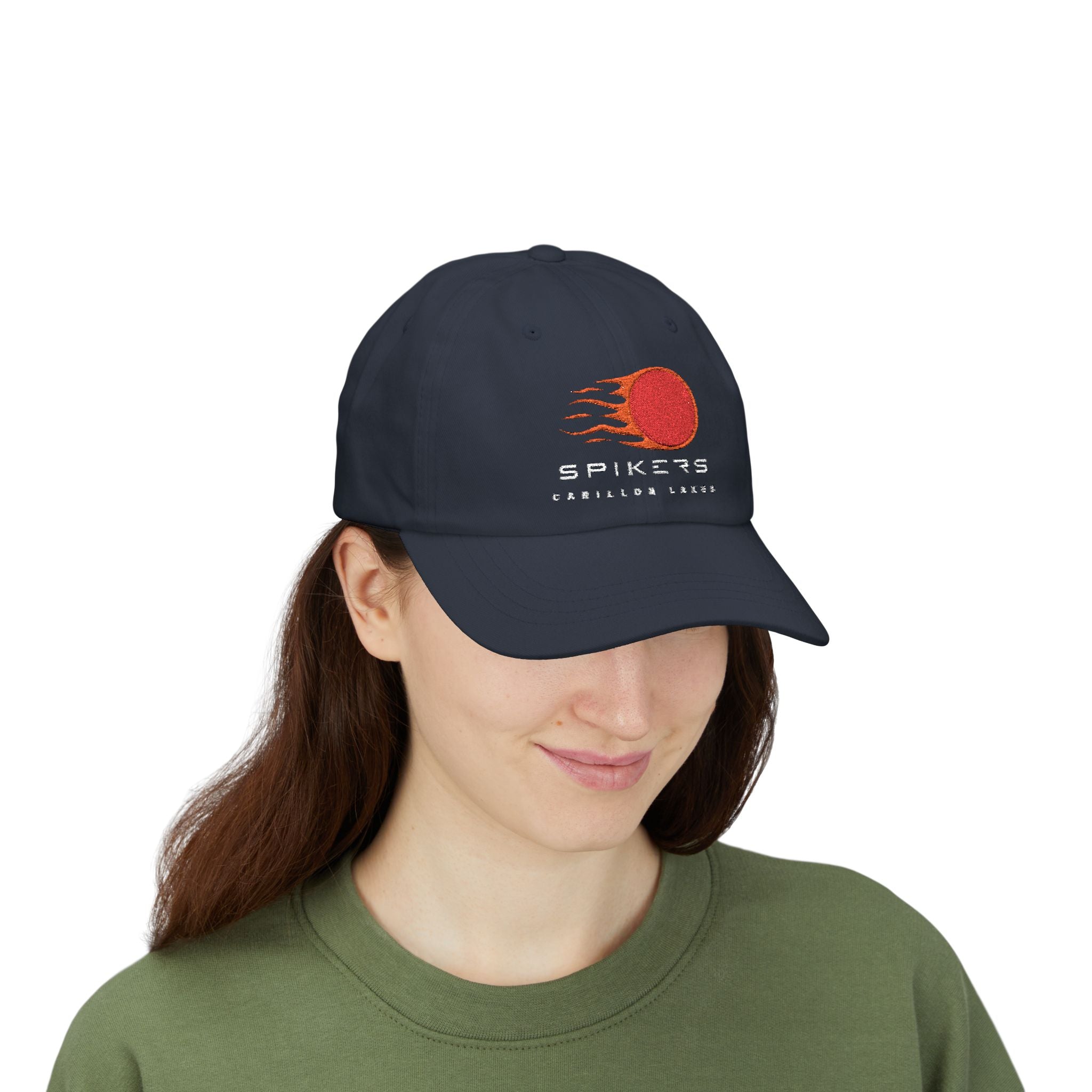 Spikers Embroidered Sports Hat - Red Logo