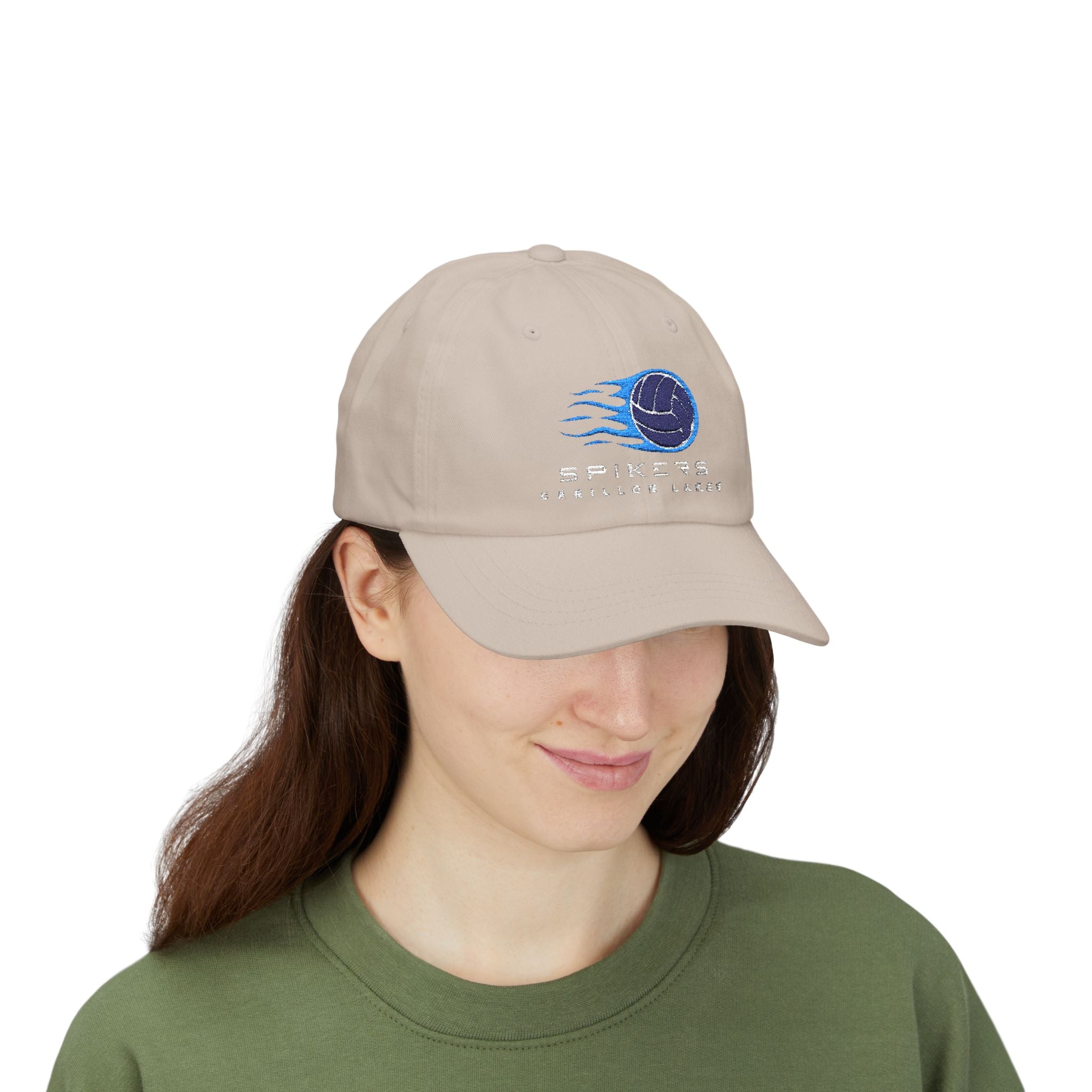 Spikers Embroidered Sports Hat - Blue Logo