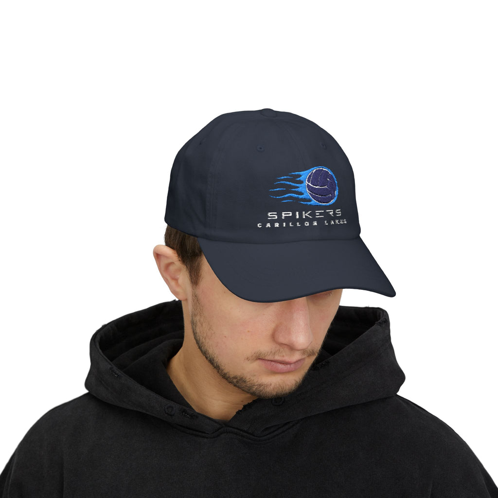 Spikers Embroidered Sports Hat - Blue Logo