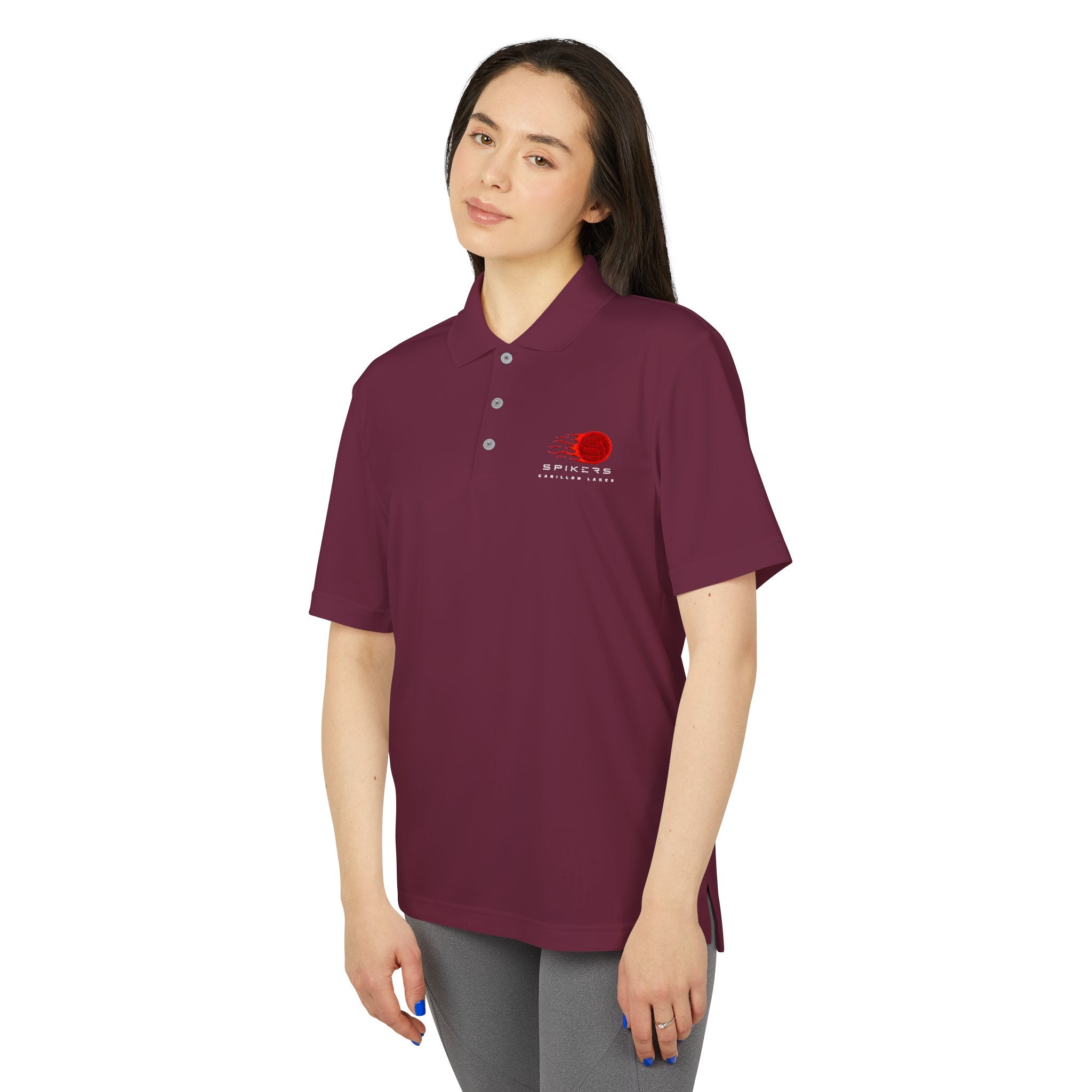Spikers Red / adidas Unisex Performance Polo
