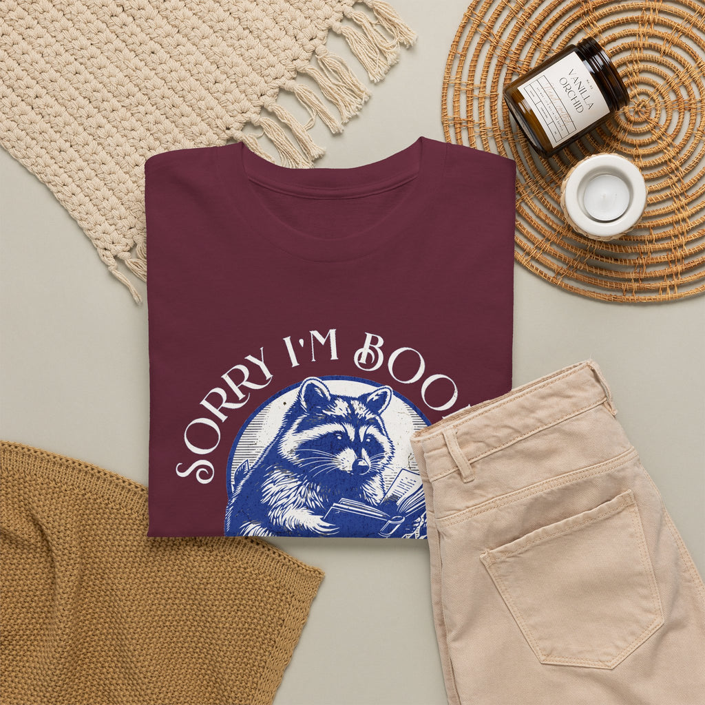 Sorry I’m Booked Raccoon T-Shirt