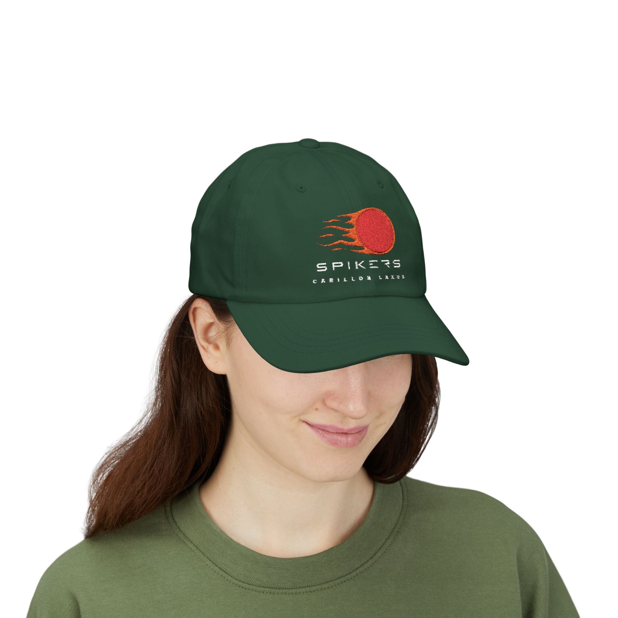 Spikers Embroidered Sports Hat - Red Logo