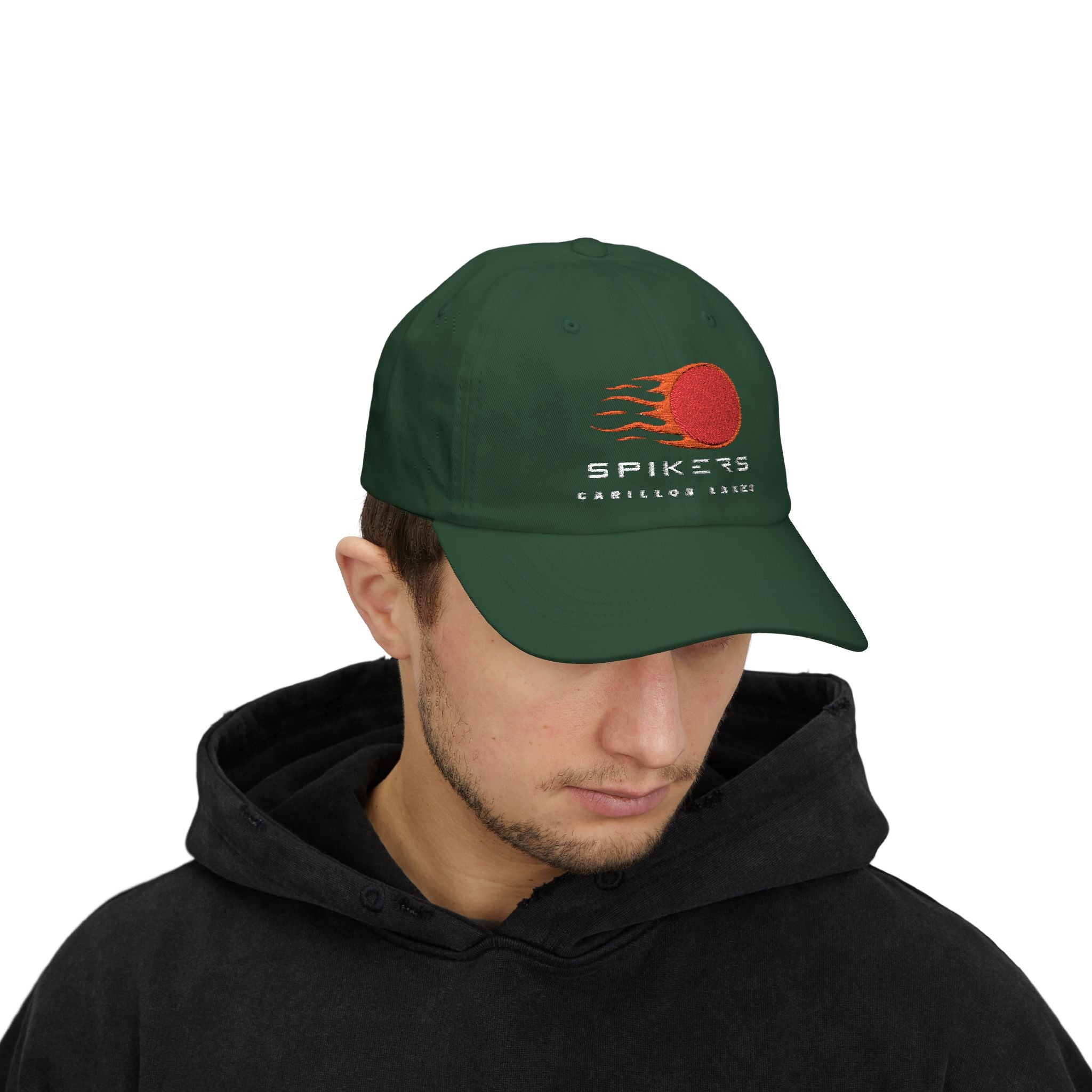 Spikers Embroidered Sports Hat - Red Logo