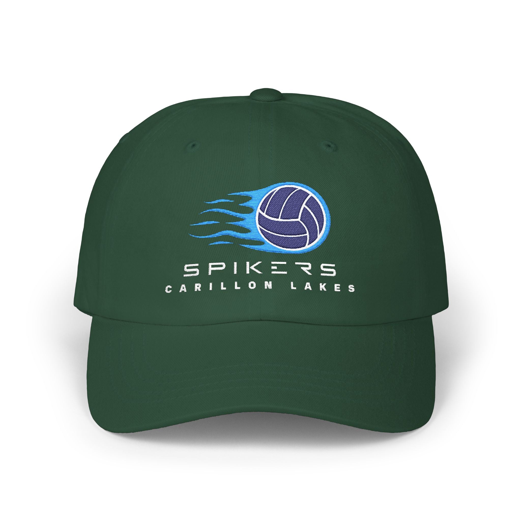 Spikers Embroidered Sports Hat - Blue Logo