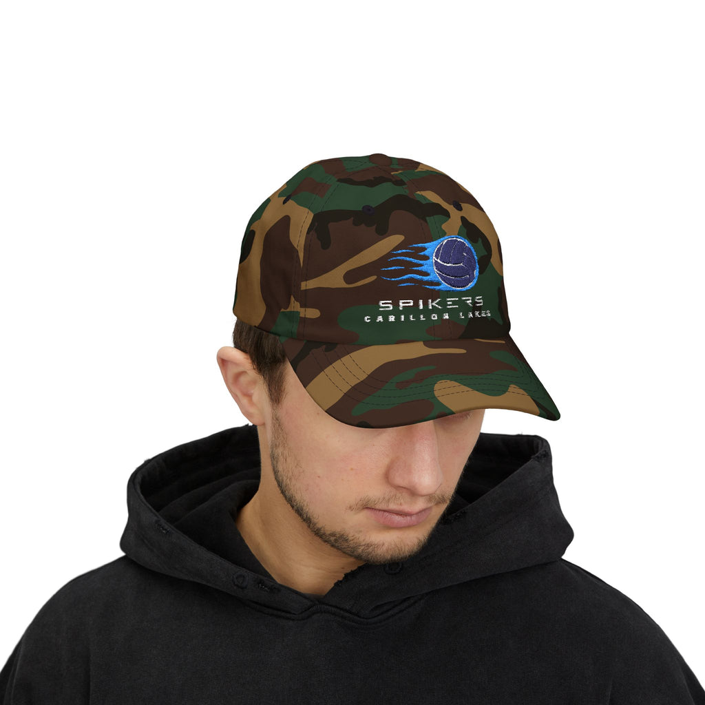 Spikers Embroidered Sports Hat - Blue Logo