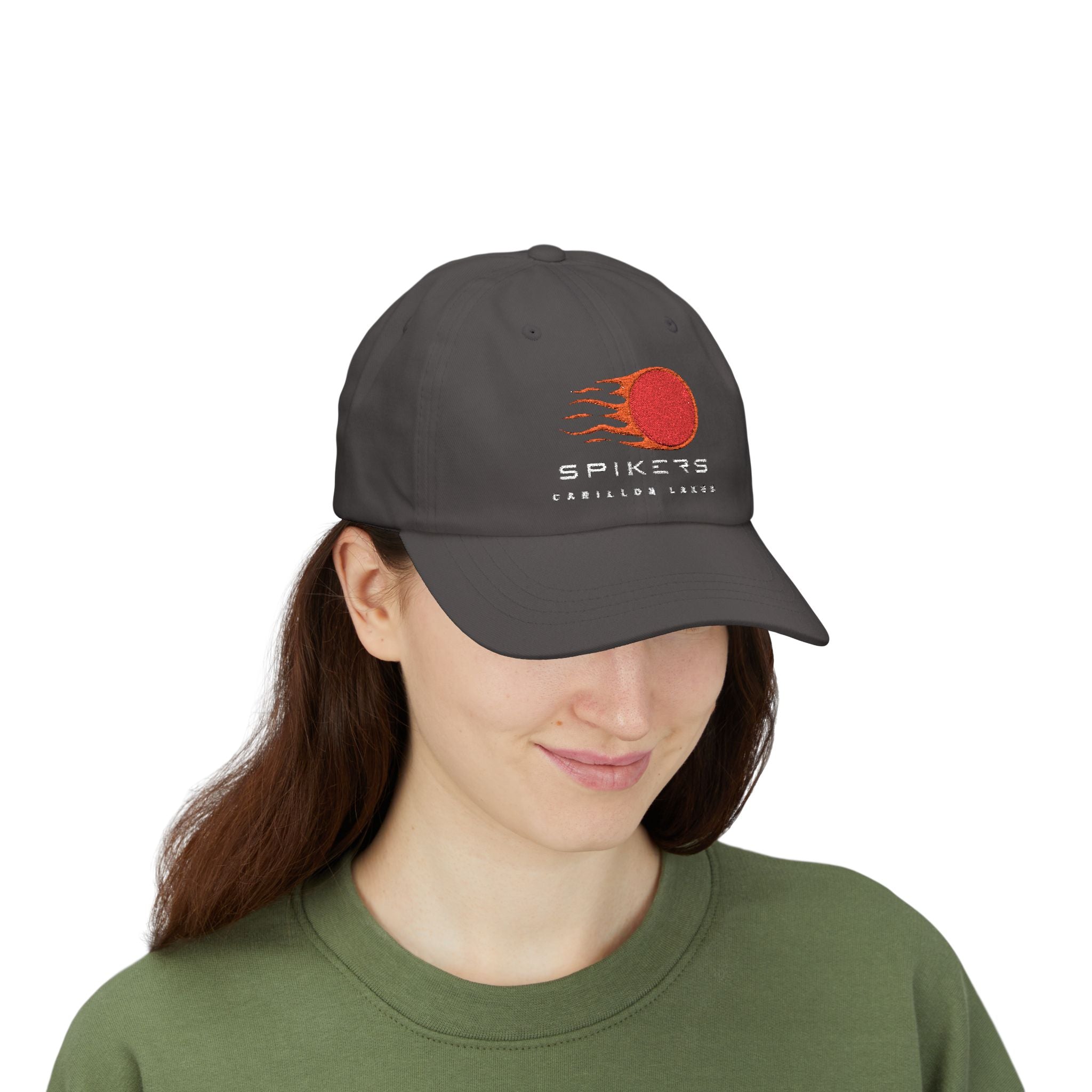 Spikers Embroidered Sports Hat - Red Logo