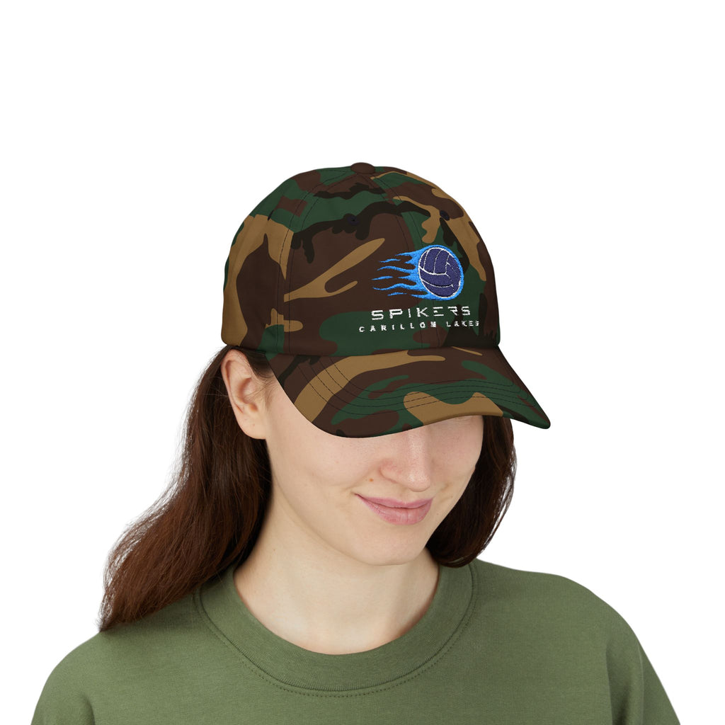 Spikers Embroidered Sports Hat - Blue Logo