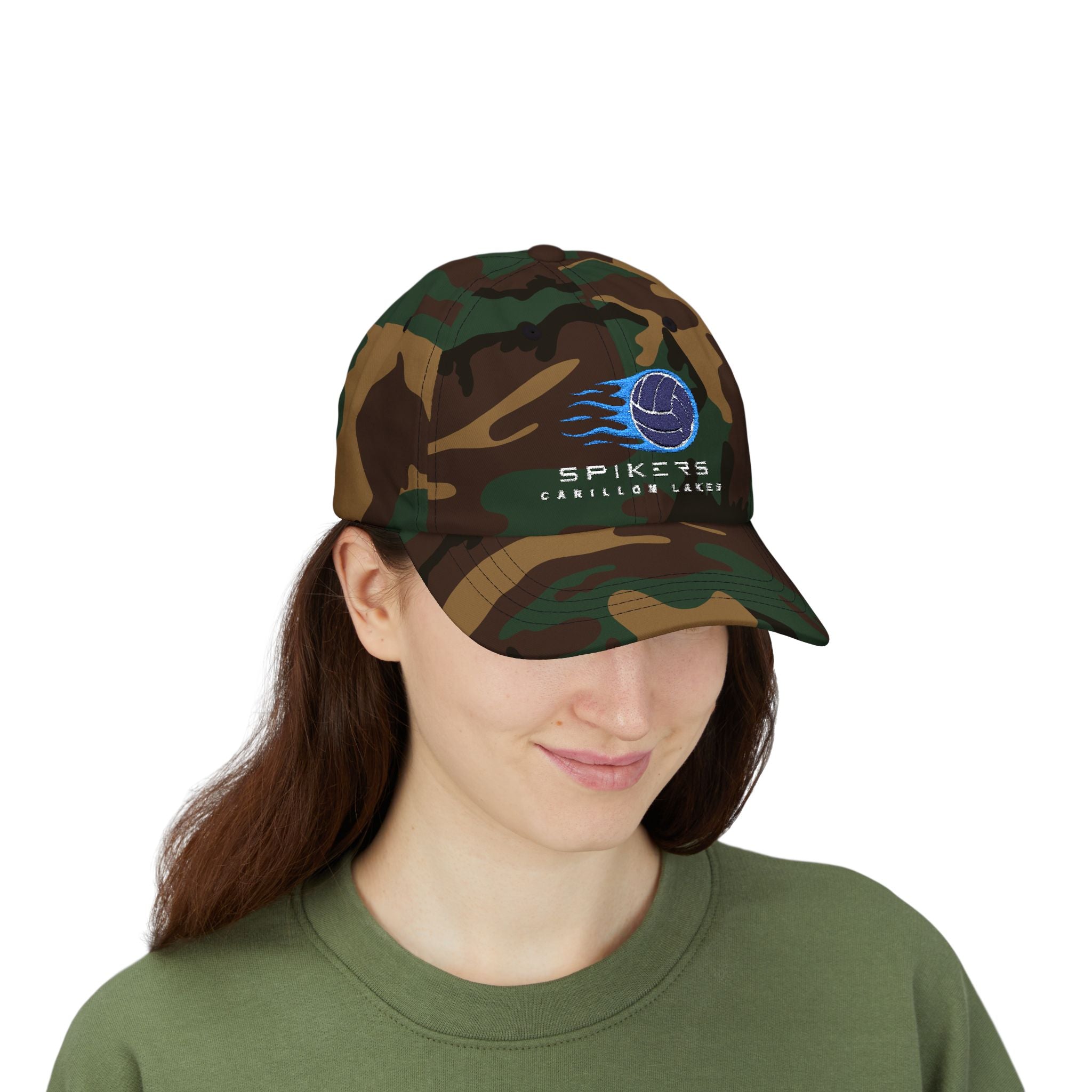 Spikers Embroidered Sports Hat - Blue Logo