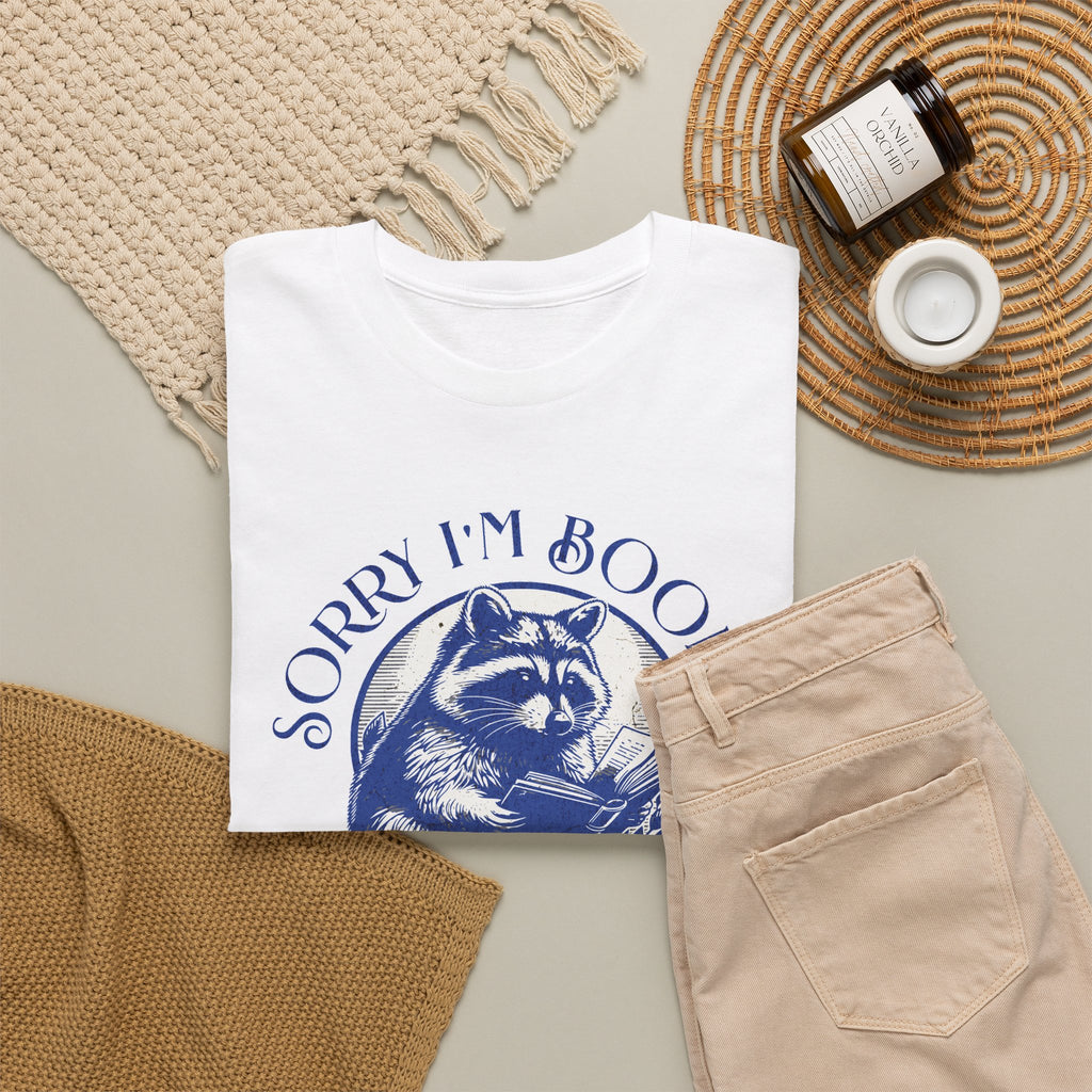 Sorry I’m Booked Raccoon T-Shirt