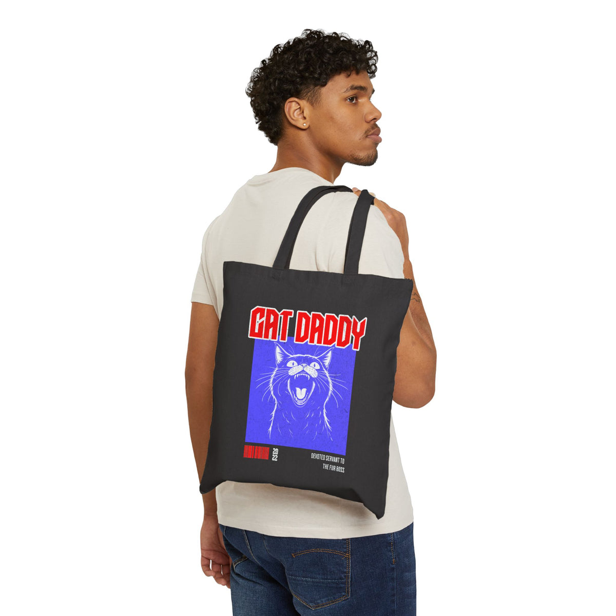 Cat Daddy Canvas Tote