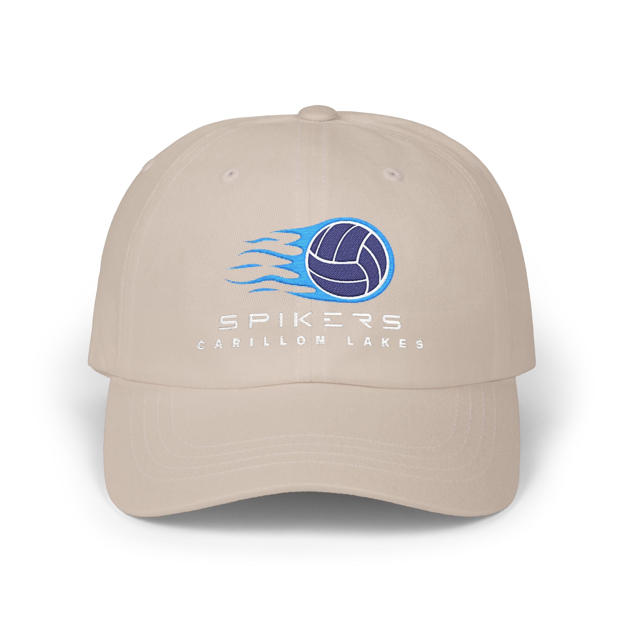Spikers Embroidered Sports Hat - Blue Logo