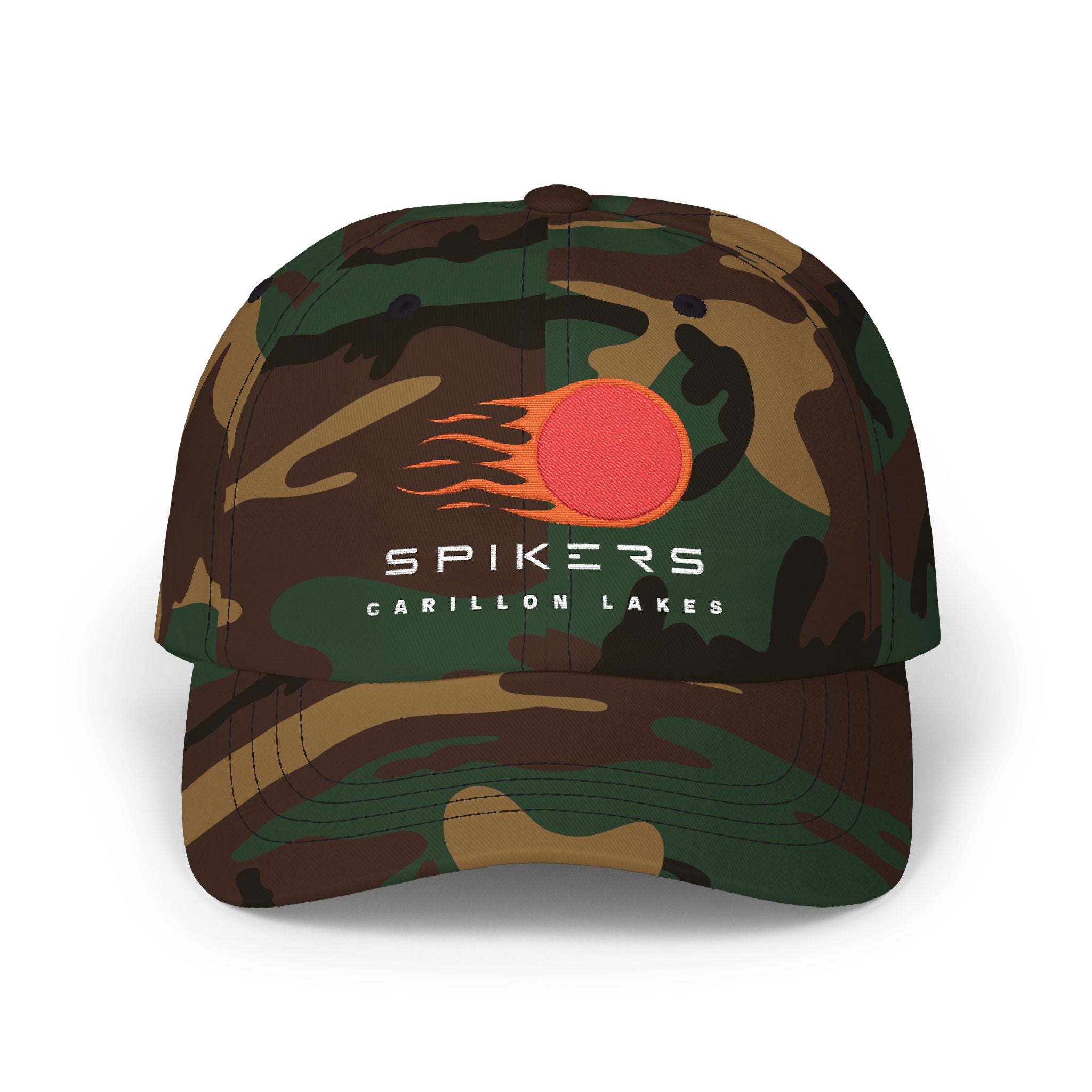 Spikers Embroidered Sports Hat - Red Logo