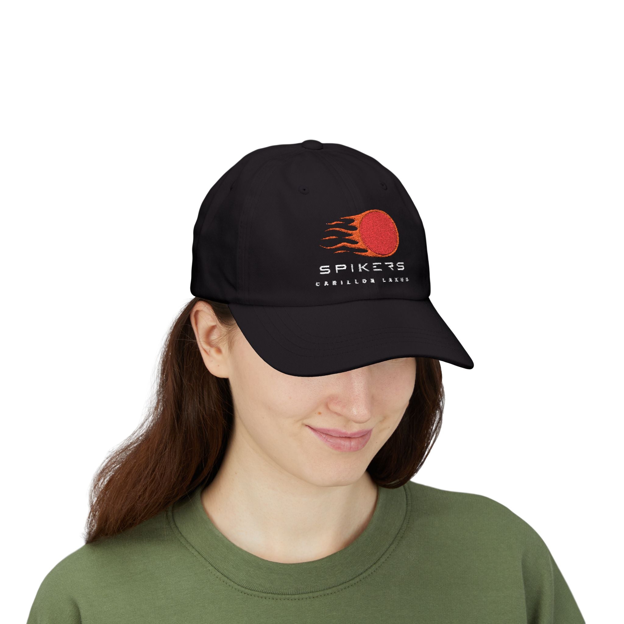 Spikers Embroidered Sports Hat - Red Logo