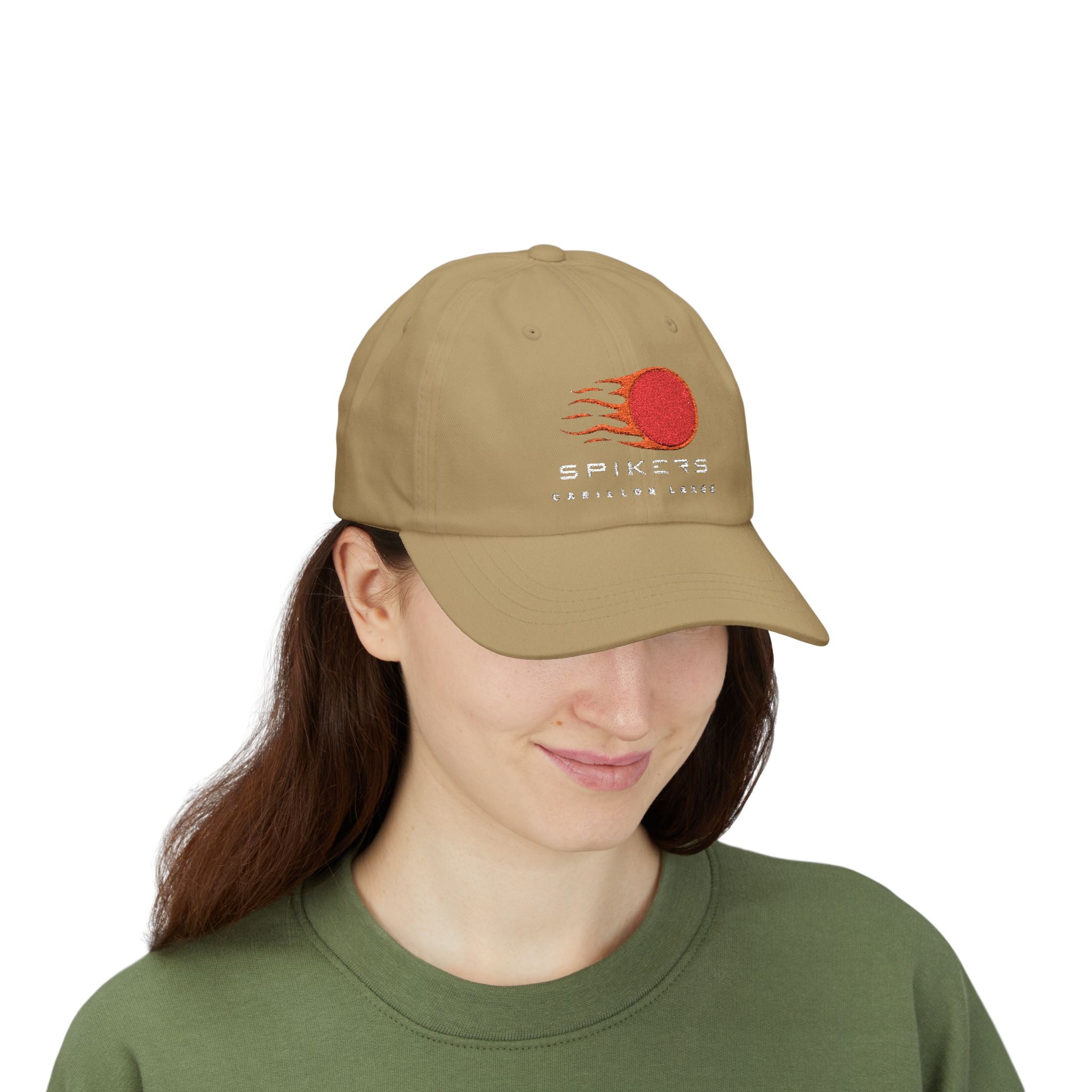 Spikers Embroidered Sports Hat - Red Logo