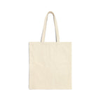 Cat Mom Canvas Tote — Back, Natural