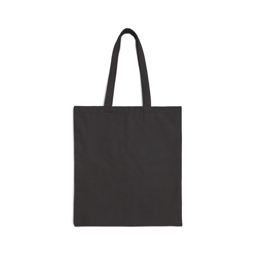 Cat Mom Canvas Tote — Back, Black
