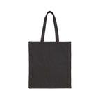 Cat Mom Canvas Tote — Back, Black