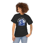 Sorry I’m Booked Raccoon T-Shirt — Person 1, Black