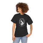 Raven T-Shirt — Person 1, Black — genuine Printify mockup