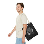 Yggdrasil Tree Tote — Person 1, 16" × 16'', Beige